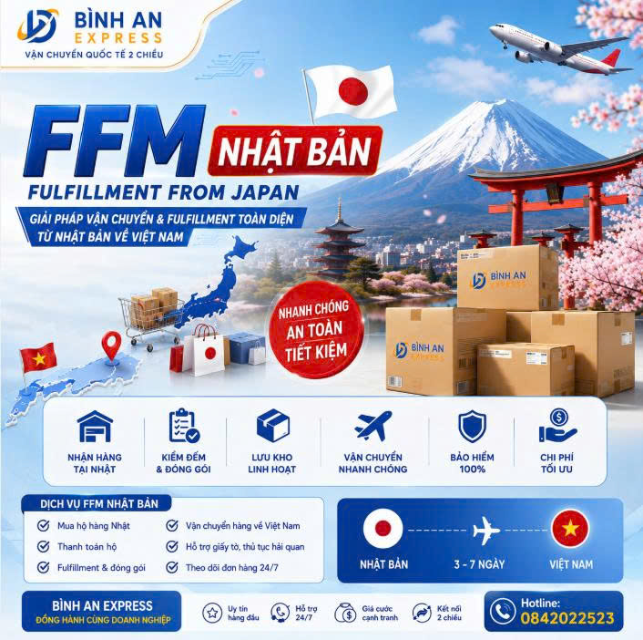 Dịch Vụ Fulfillment Nhật Bản – Lưu Kho, Xử Lý Đơn Hàng, Đóng Gói Và Vận Chuyển 2 Chiều